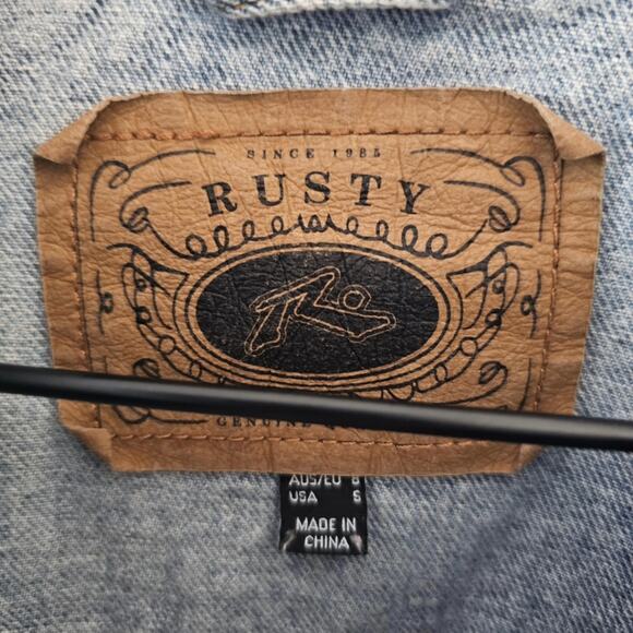 Rusty Light Wash Denim Jacket - Picture 7 of 8